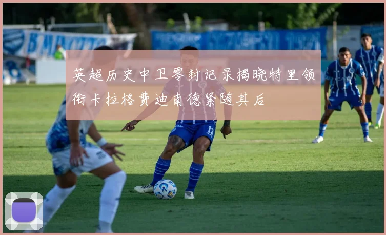 英超历史中卫零封记录揭晓特里领衔卡拉格费迪南德紧随其后